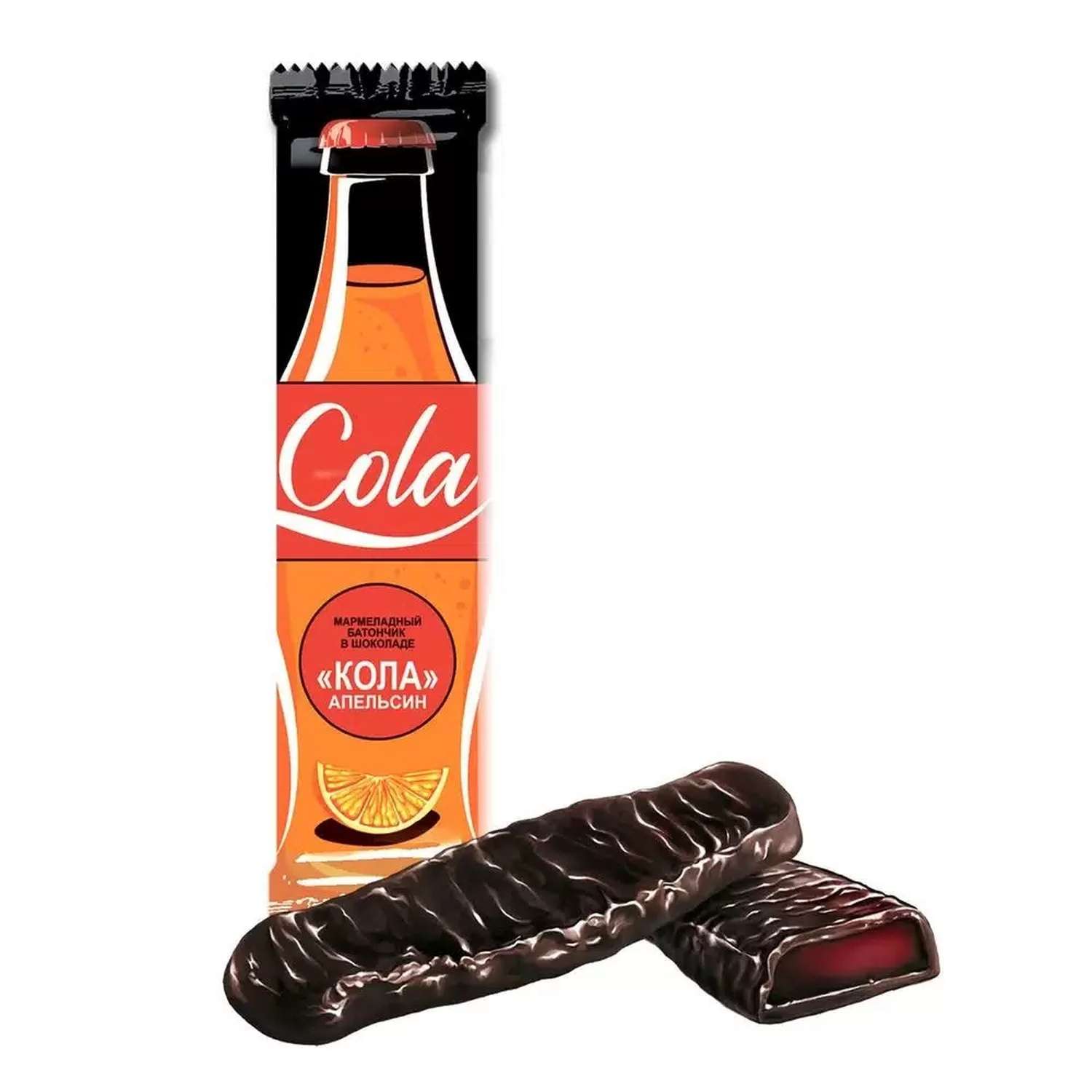 Батончик мармеладный Couturier Chocolate в шоколаде со вкусом кола 22г - фото 1