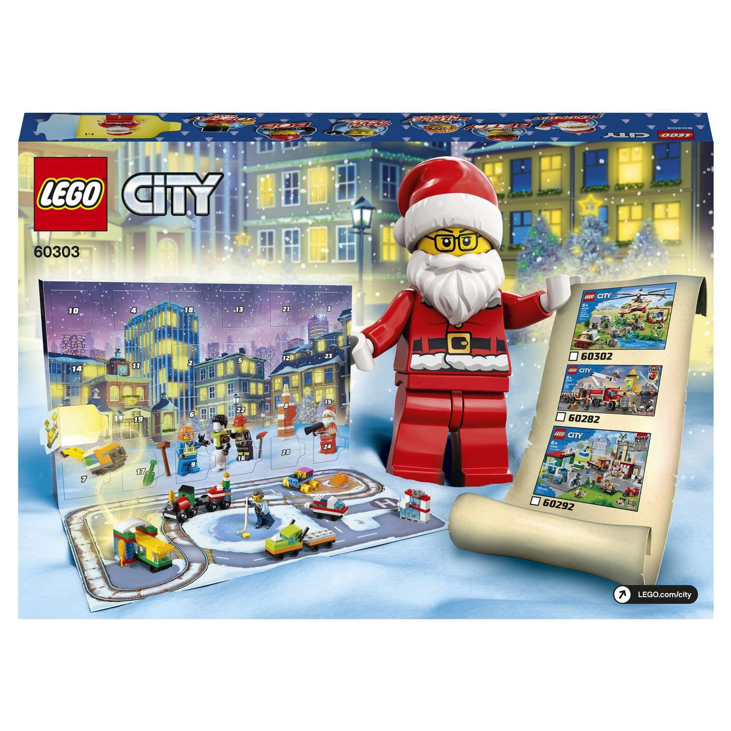 Конструктор LEGO City Occasions Новогодний календарь блочный - фото 3