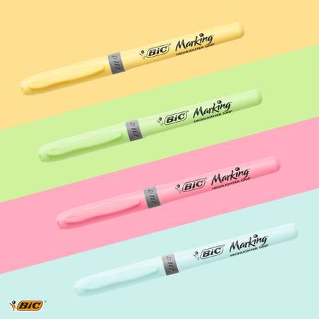 Текстовыделители BIC 4 цв.
