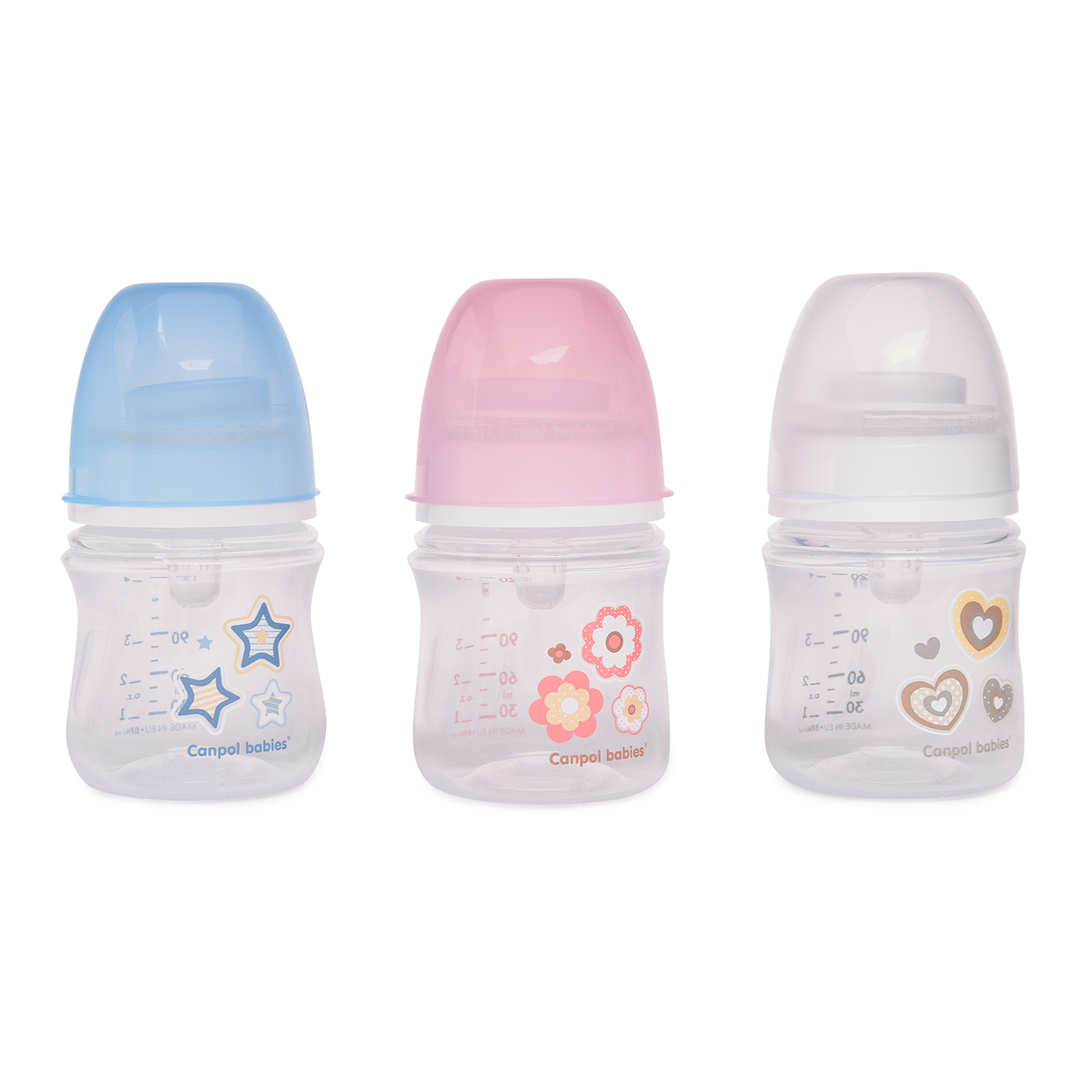 Бутылочка Canpol Babies 120 мл в ассортименте - фото 1