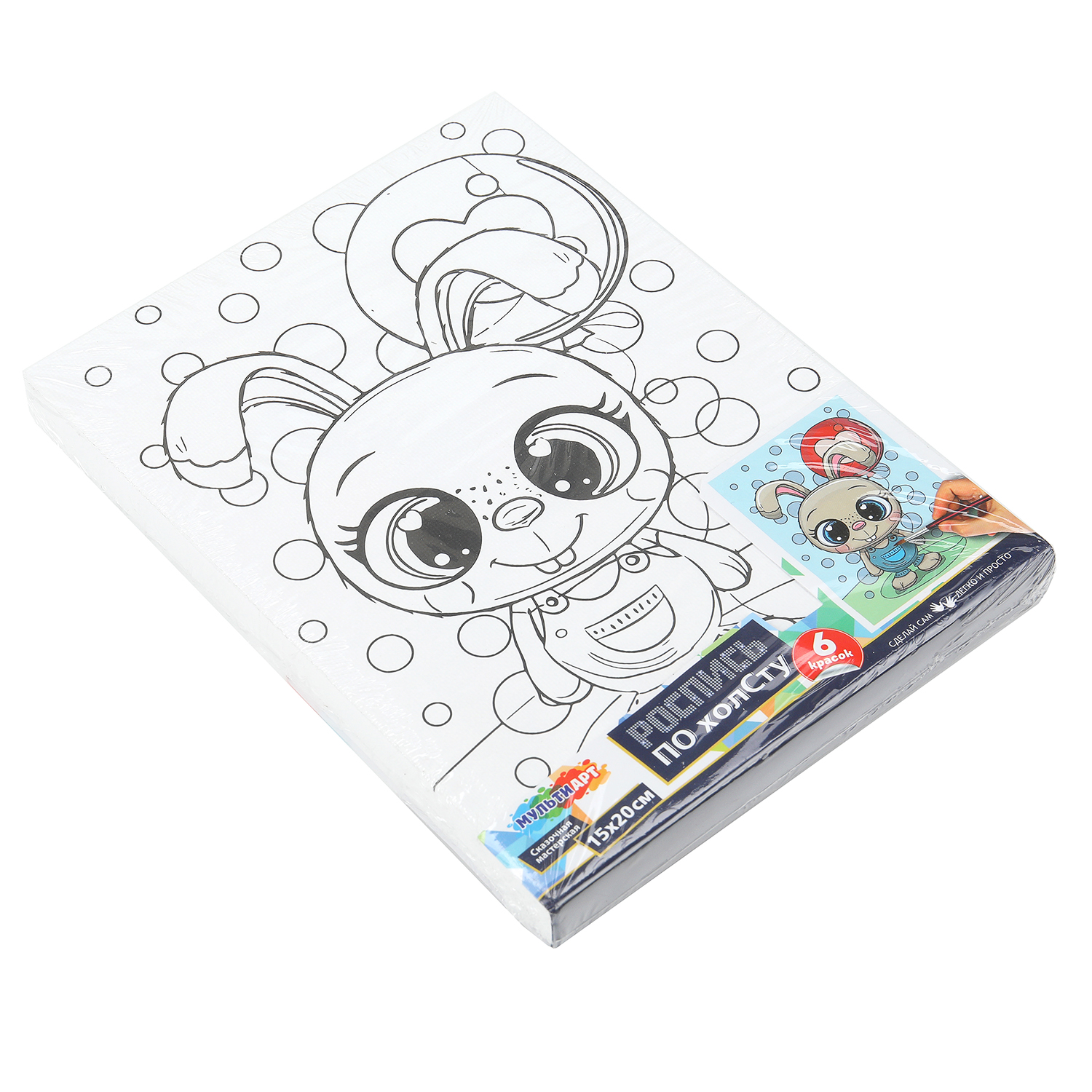 Роспись по холсту Multiart Зайка - фото 3