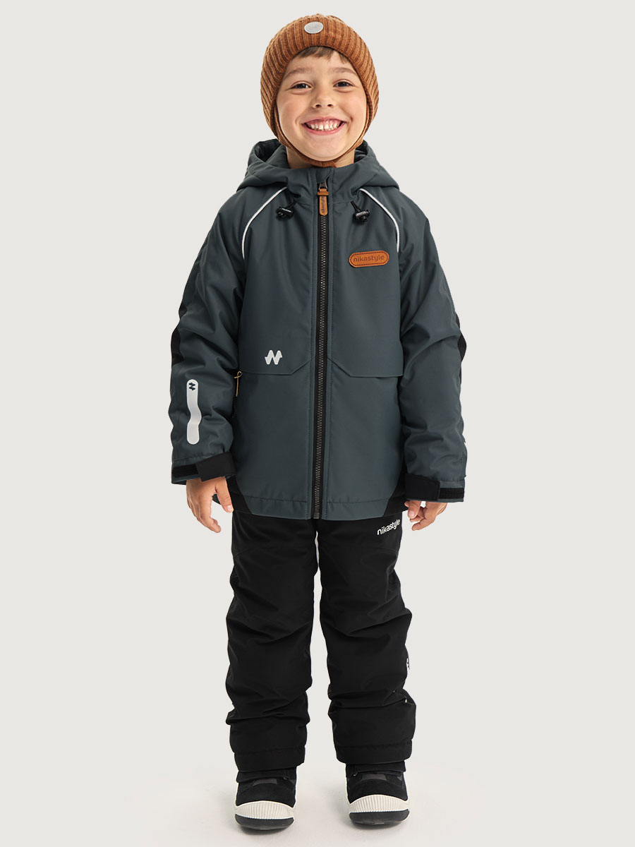 Костюм NIKASTYLE 7м2126 мох/черный - фото 1