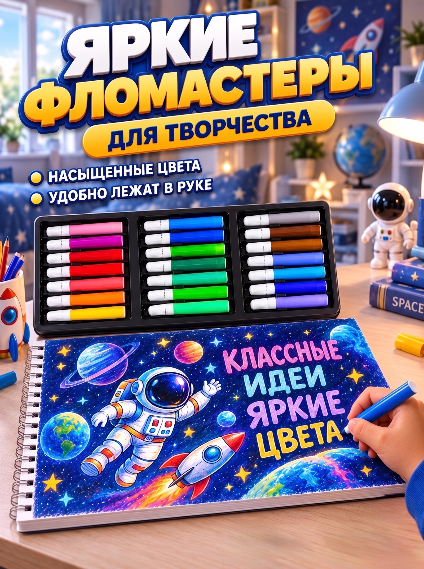 Набор для рисования LABI творчество 147 шт. - фото 5