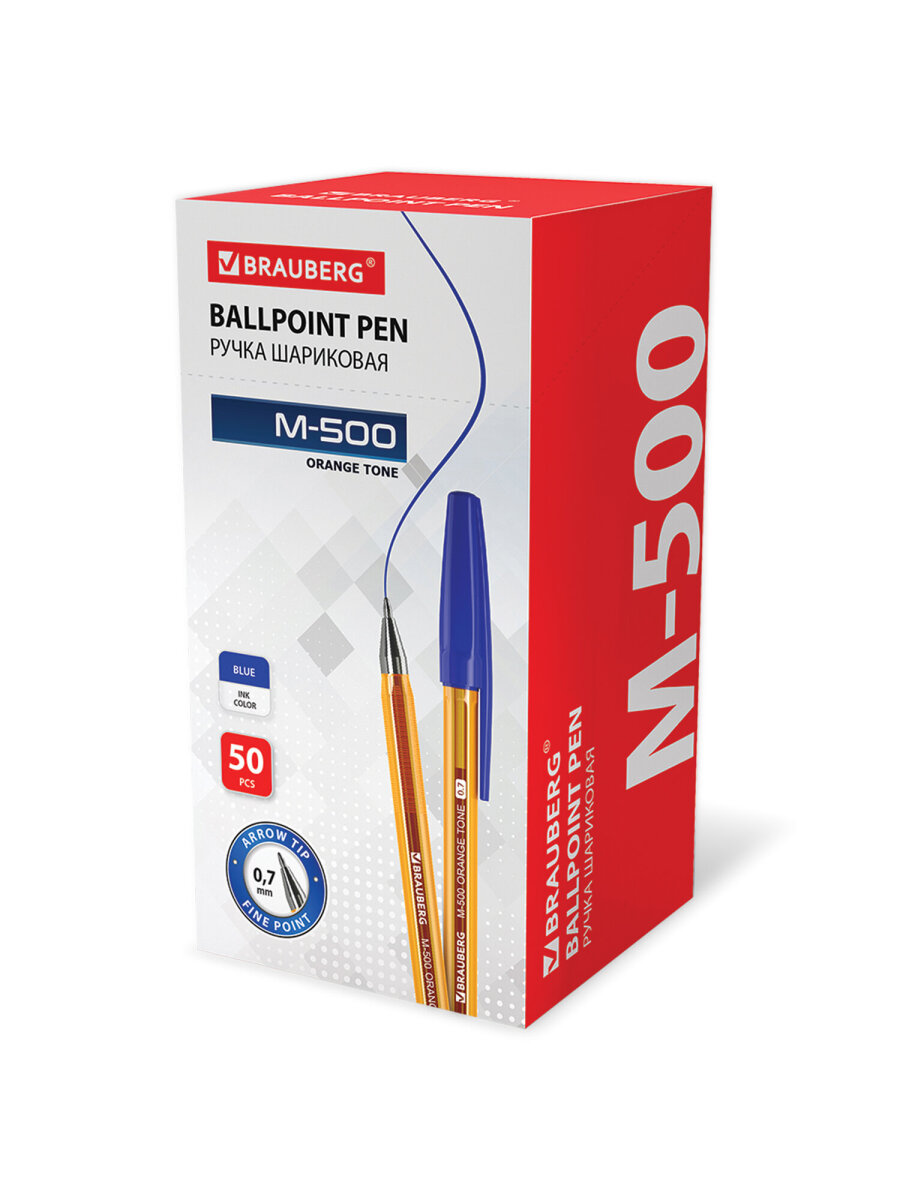 Ручка шариковая Brauberg 50 шт. - фото 14
