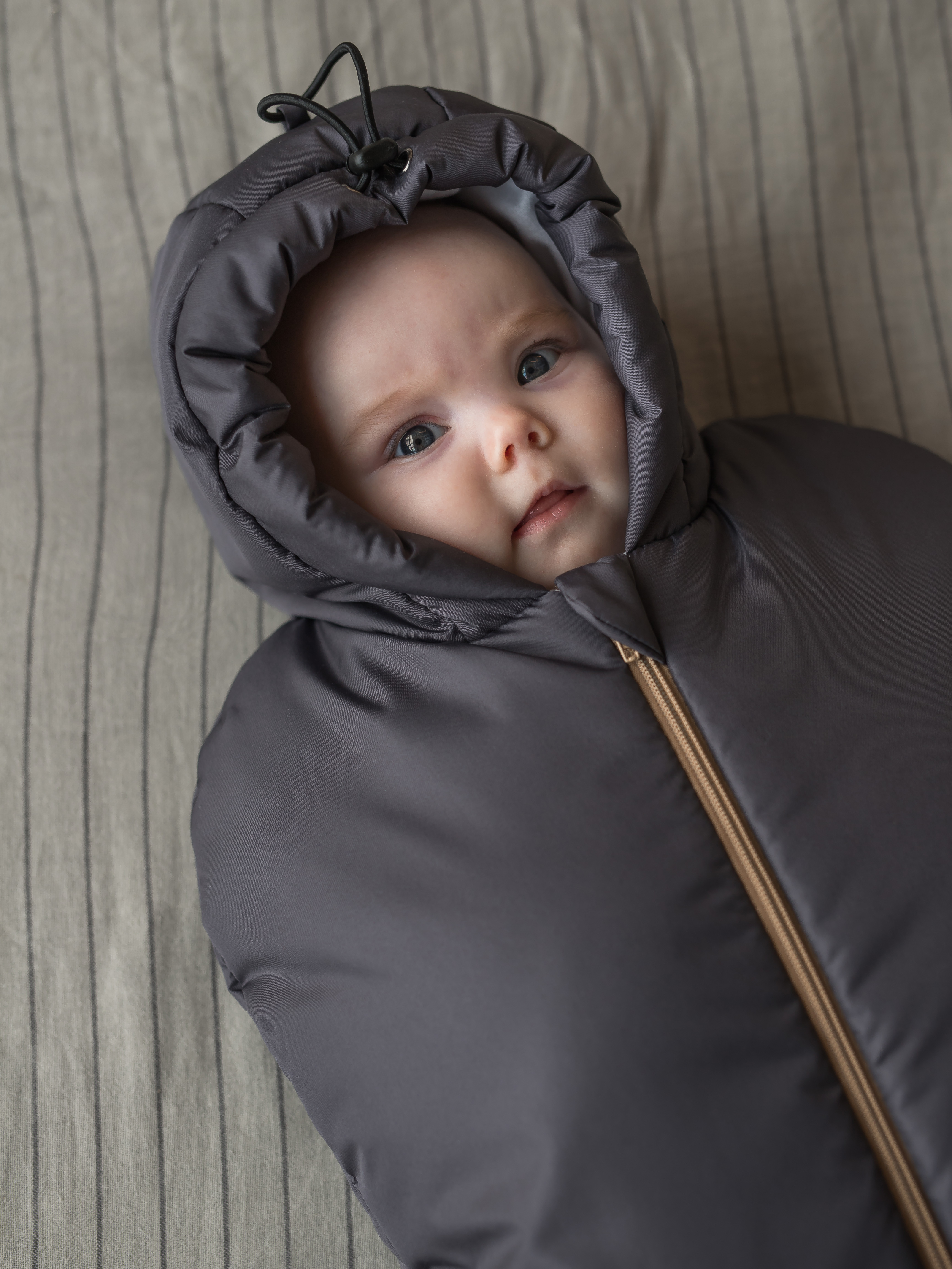 Конверт в коляску LittleKiddy серый - фото 2