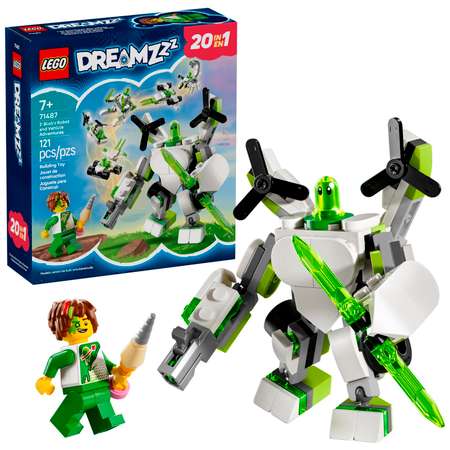 Конструктор LEGO DREAMZzz Приключения робота блочный