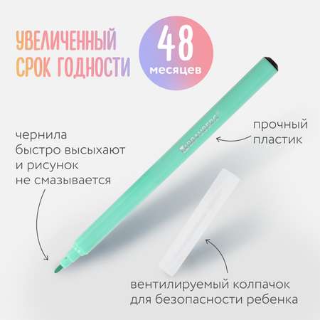 Фломастеры Юнландия 12 цв.