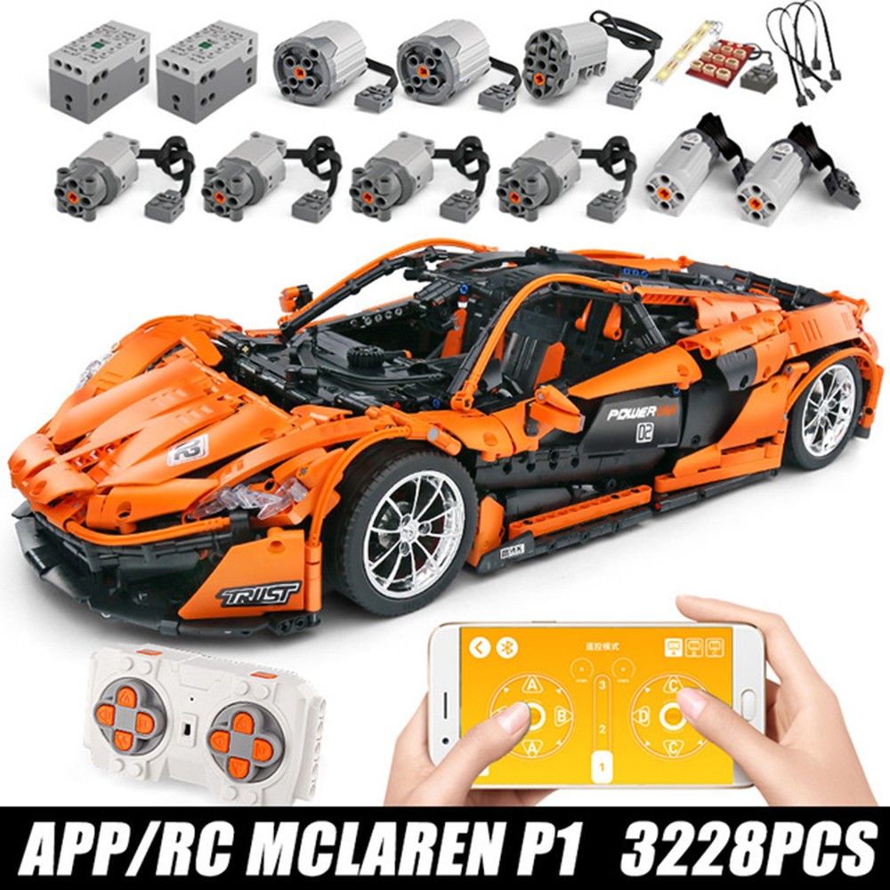 Конструктор Mould King Гиперкар McLaren P1 сборная игровая модель - фото 5
