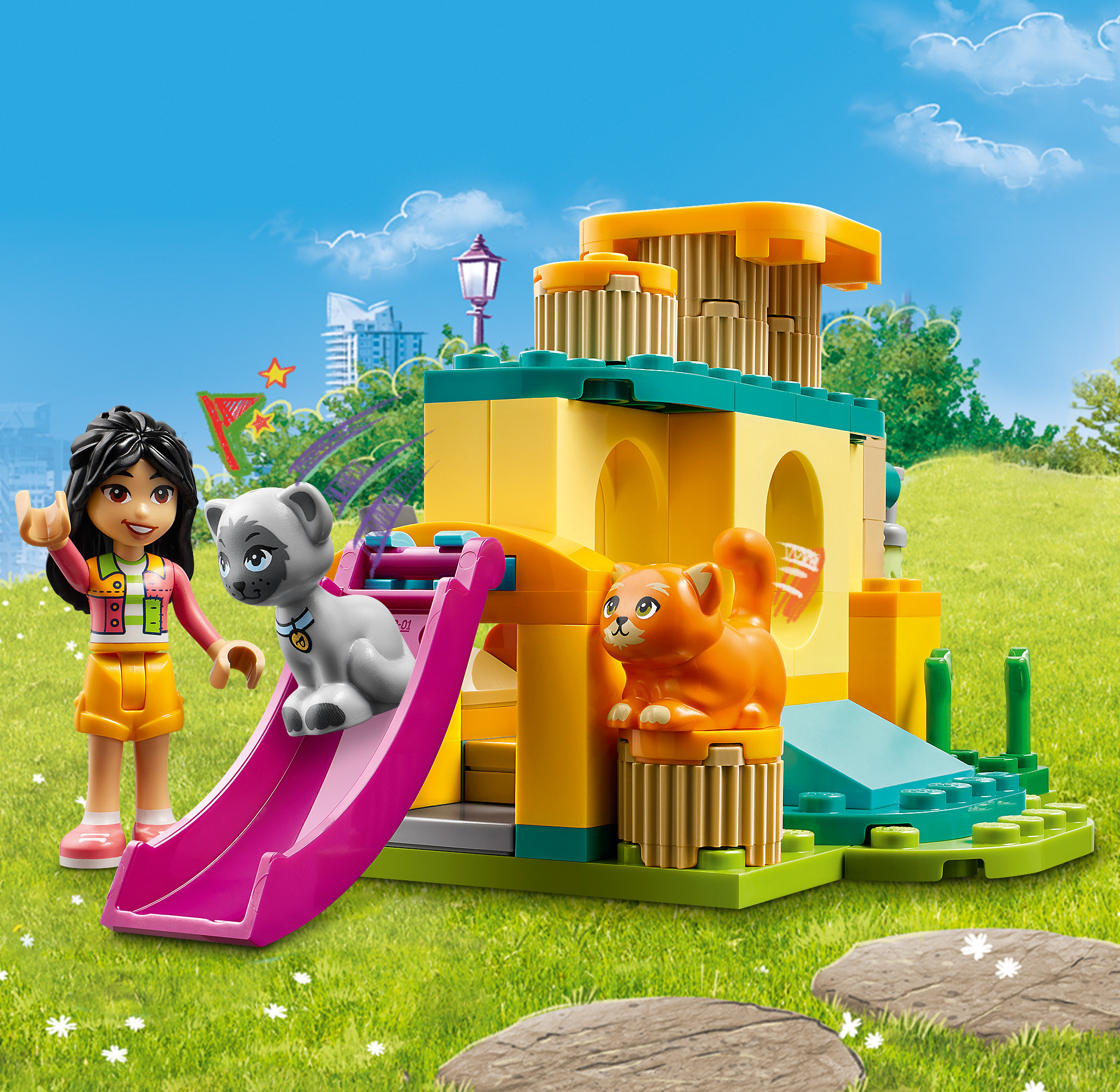 Конструктор LEGO Friends Приключение на площадке 87 дет. - фото 11