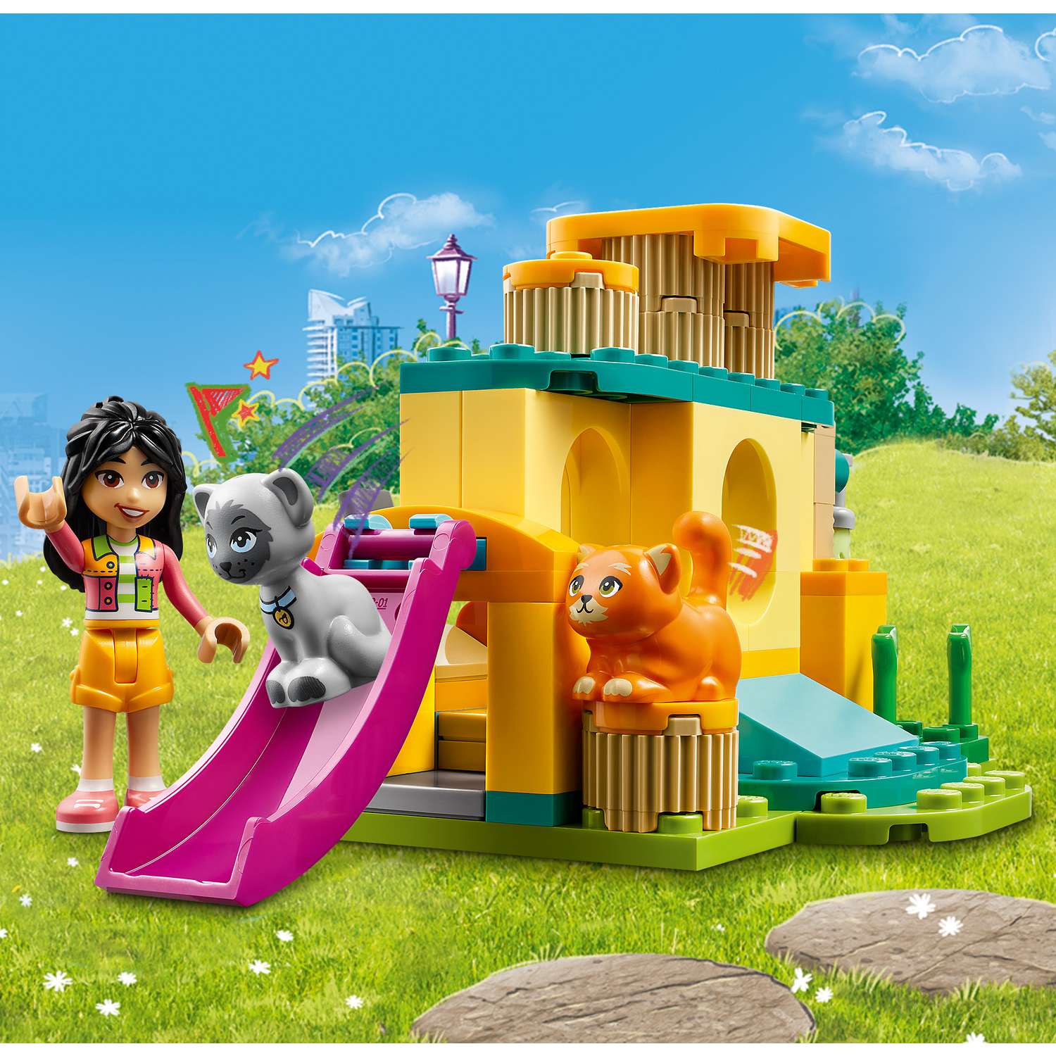 Конструктор LEGO Friends Приключение на площадке 87 дет. - фото 11
