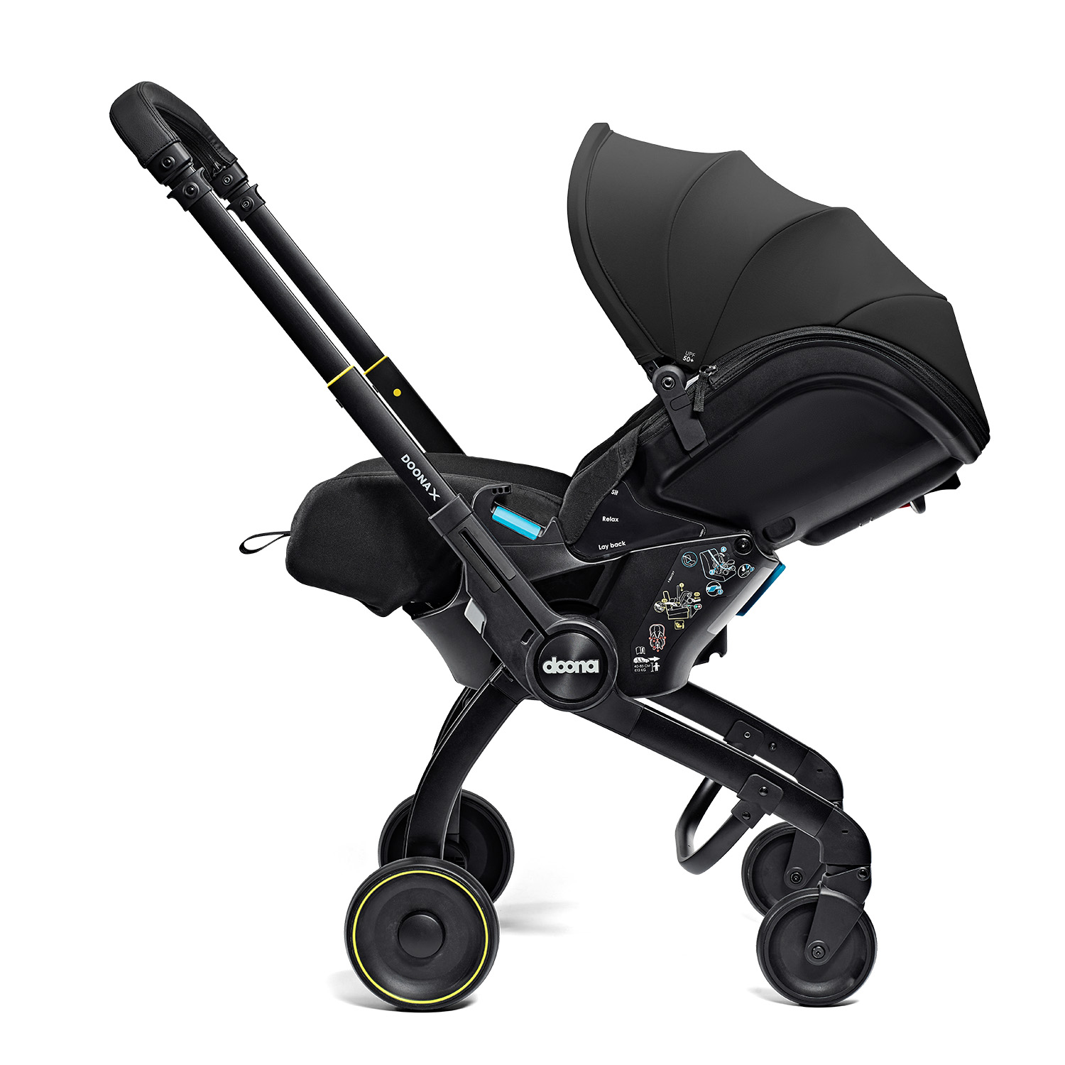 Автокресло Doona X Nitro Black Isofix 0 (0 -13 кг) - фото 21