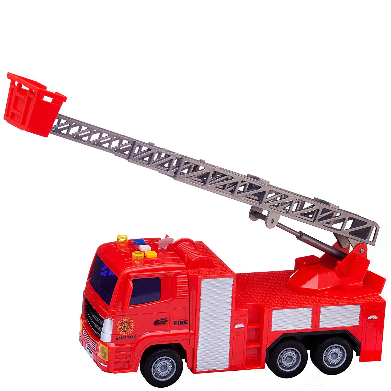 Пожарная машина Abtoys с краном C-00489 - фото 3
