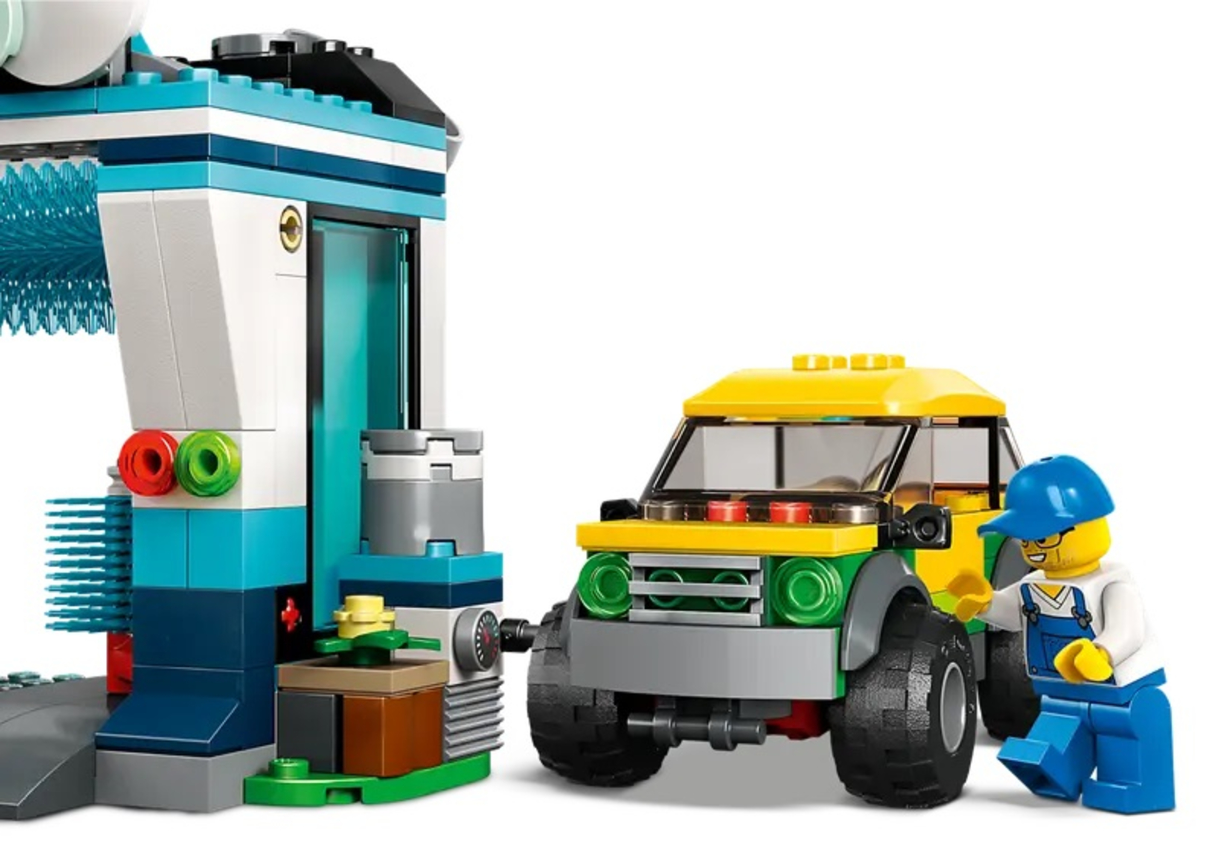Конструктор LEGO City Автомойка блочный - фото 4