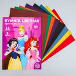 Цветная бумага Disney 16 лист.