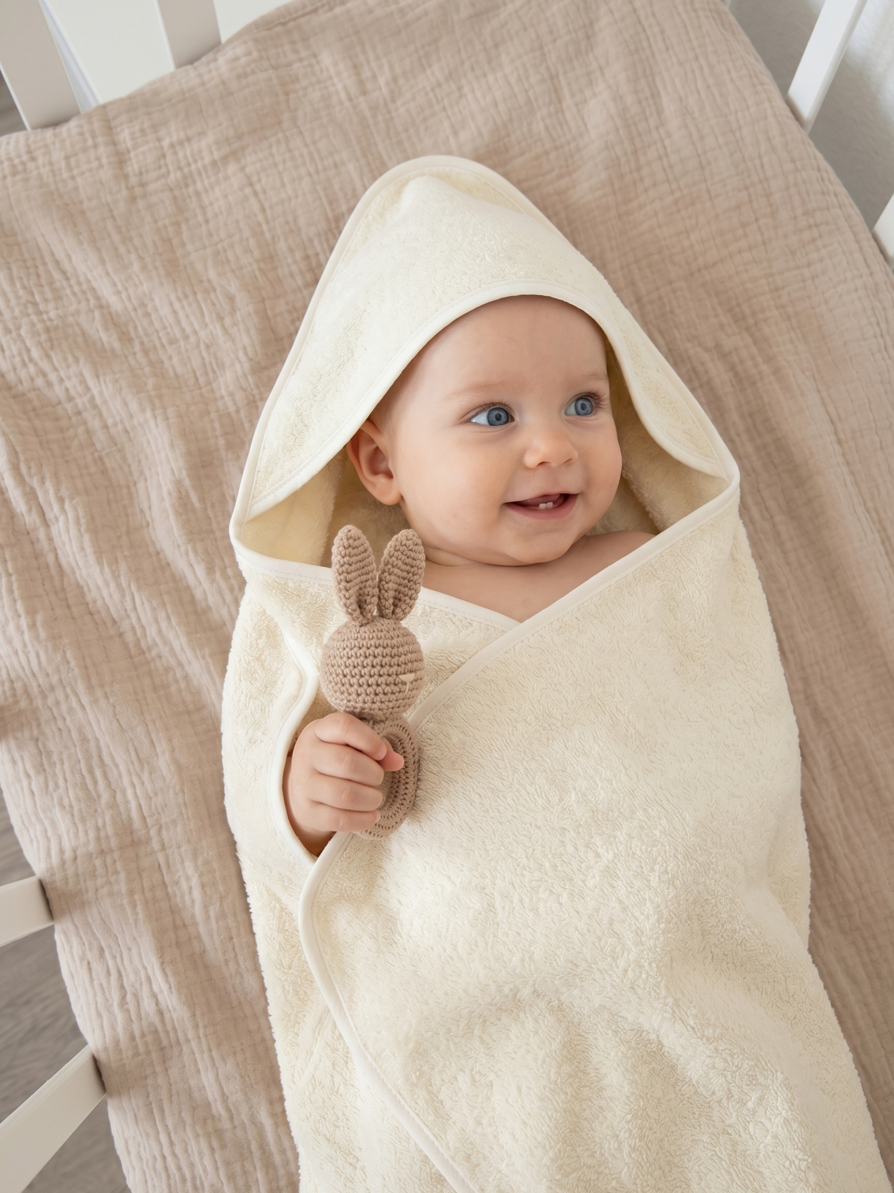 Полотенце уголок Baby Nice 100 x 100 см - фото 2