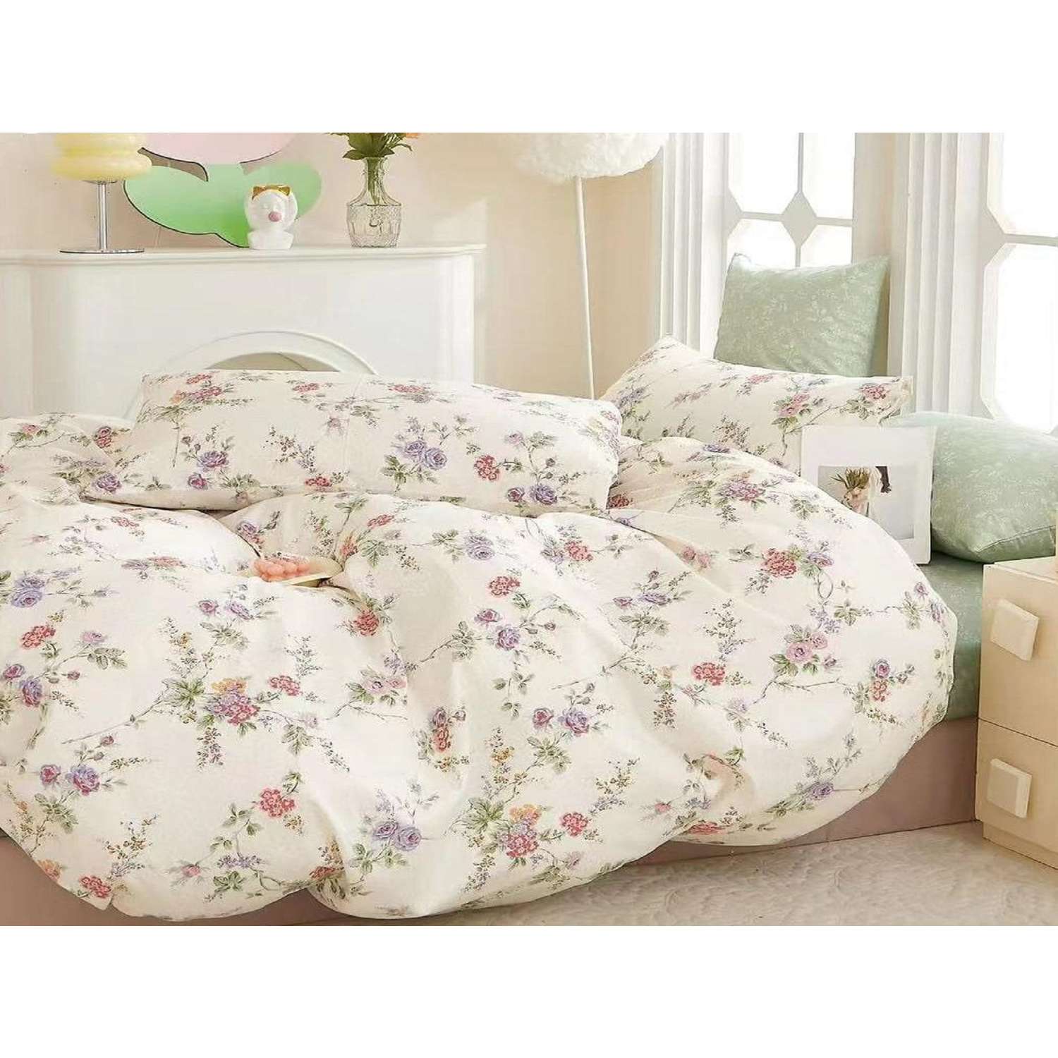 Комплект постельного белья Ярмарка снов евро в ассортименте - фото 4