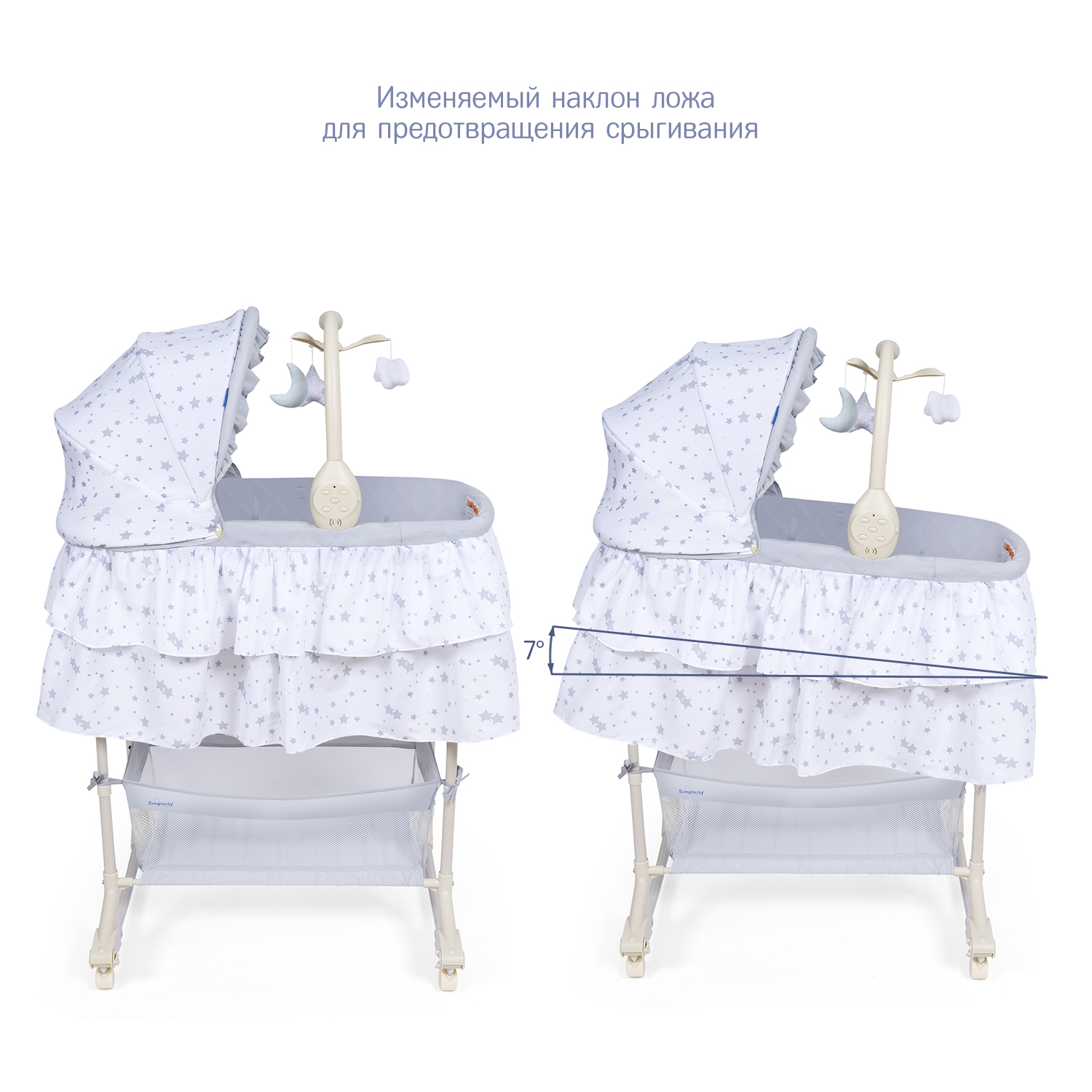 Колыбель SIMPLICITY 4030 Classic White Vega - фото 8