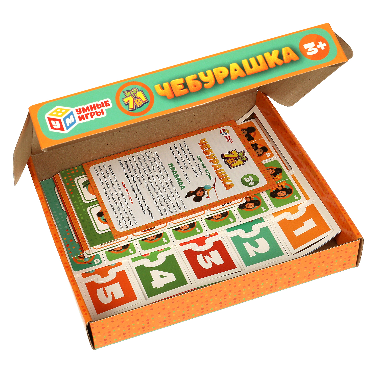 Настольная игра Умные игры Чебурашка - фото 3