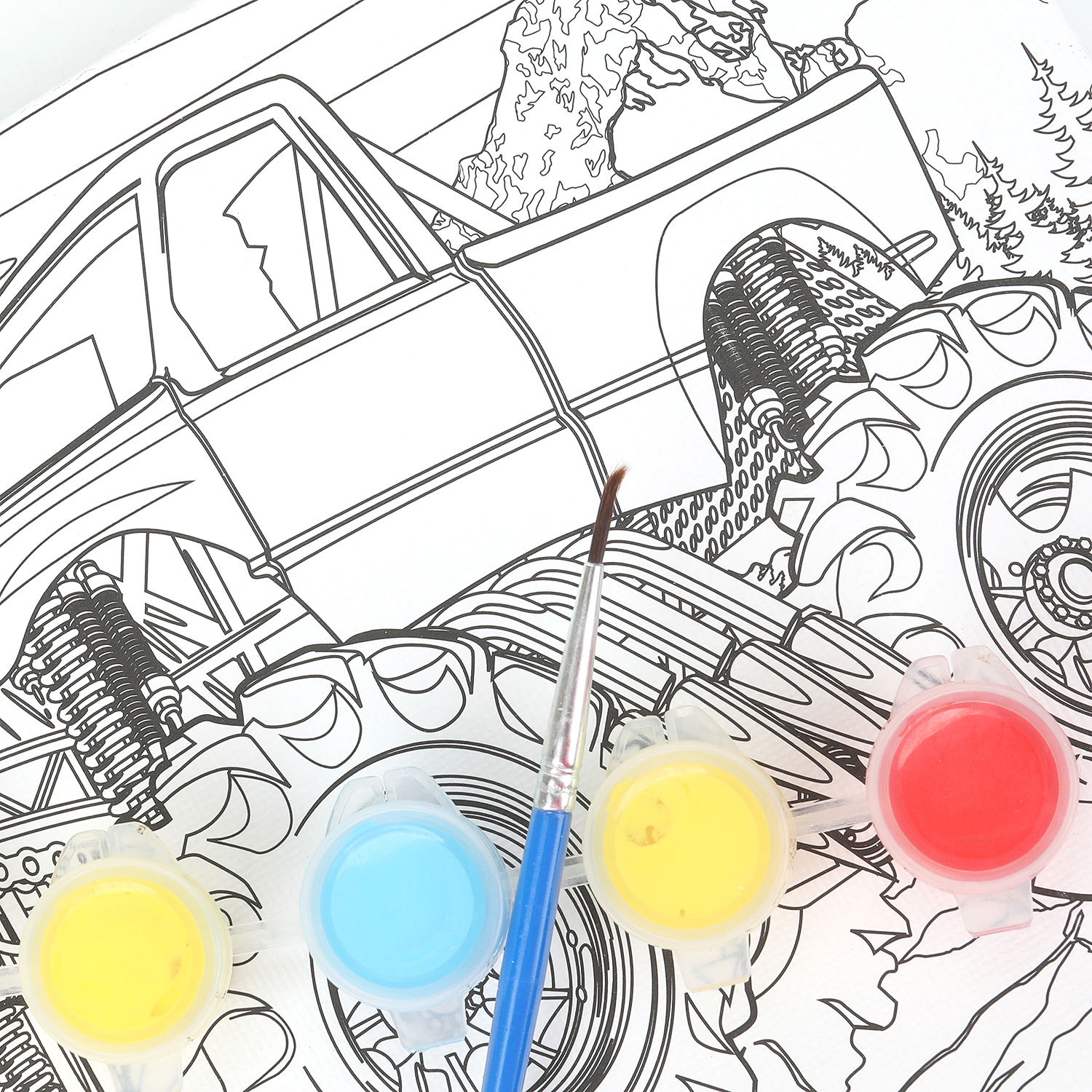 Роспись по холсту Multiart Джип - фото 6