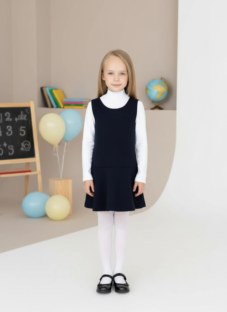 Сарафан Утенок 930 т.синий - фото 1