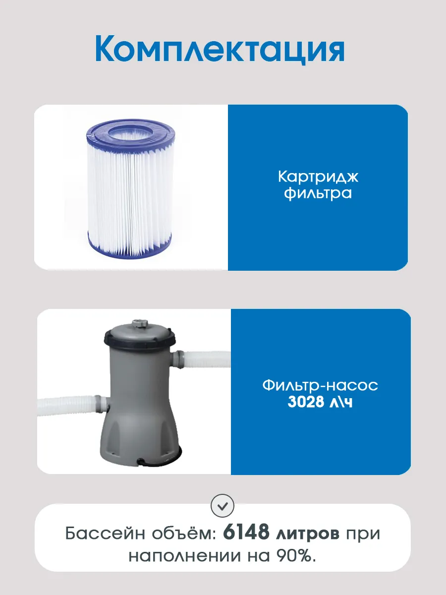 Бассейн Bestway Круглый - фото 7