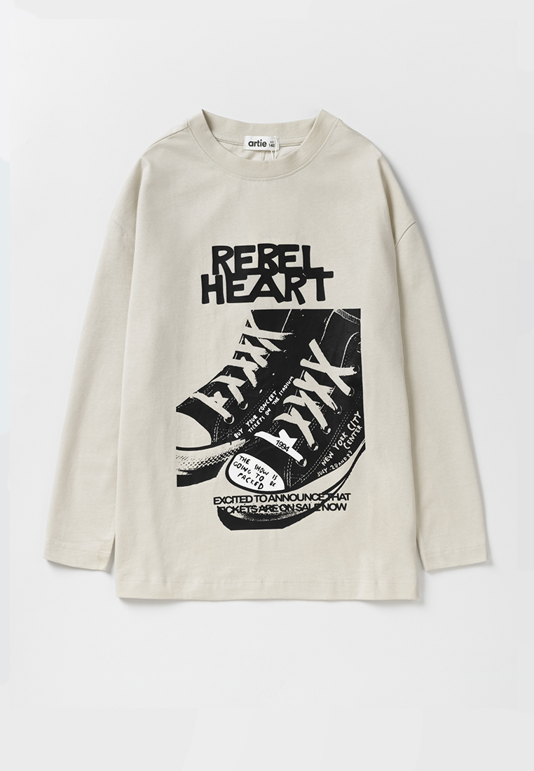 Лонгслив artie W25K04FD-1346M/Молочный - фото 1