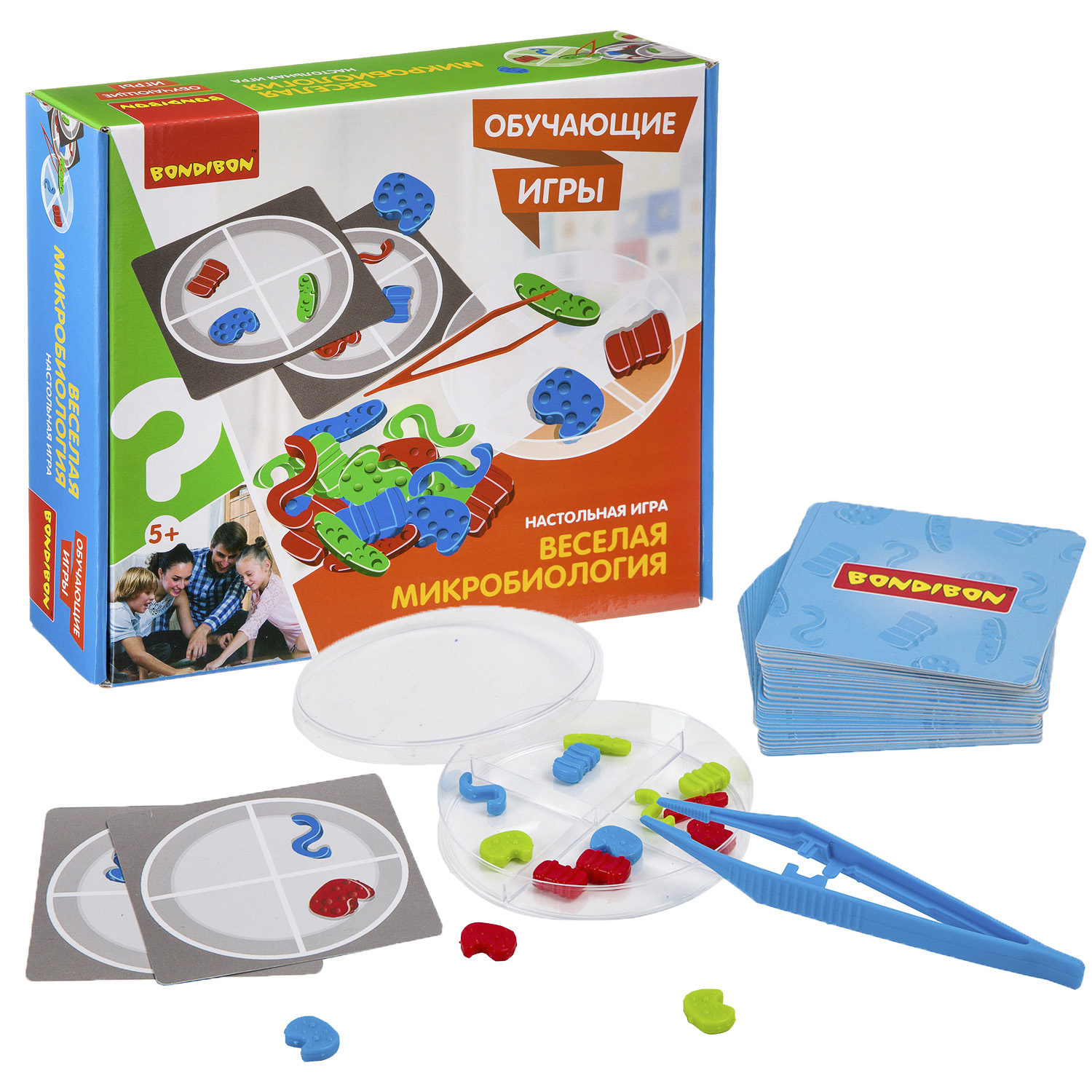 Настольная игра Bondibon детская Веселая Микробиология - фото 1