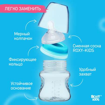 Соска ROXY-KIDS силикон (быстрый поток) 2 шт.