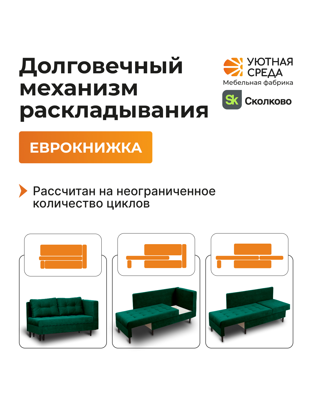 Диван Уютная среда велюр изумрудный зеленый - фото 12