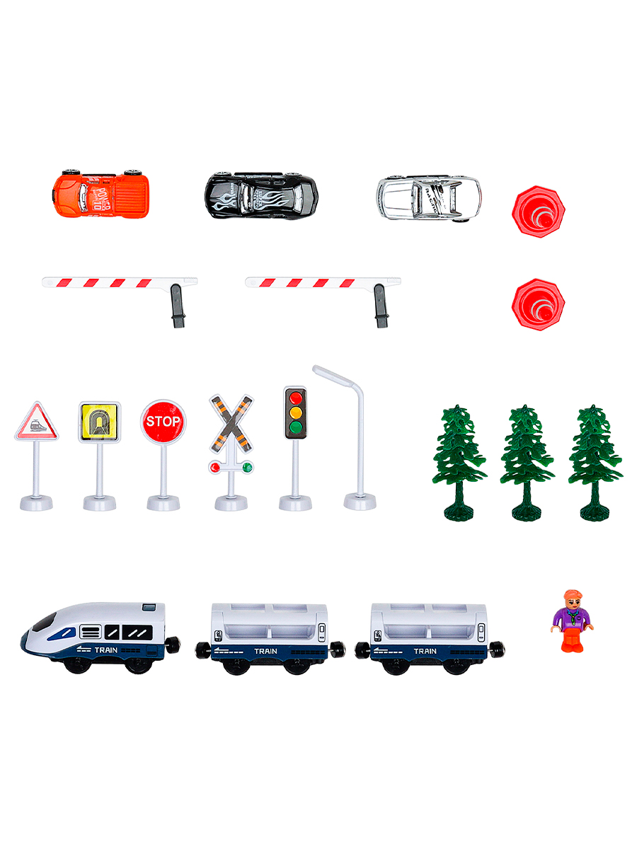 Набор железнодорожный Givito G211-018 - фото 9