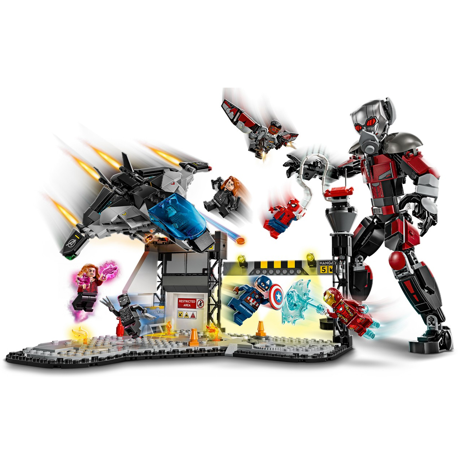 Конструктор LEGO Marvel Super Heroes Капитан Америка Противостояние блочный - фото 5