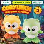 Игрушка TIPTOPOLIS сова зеленая и желтая