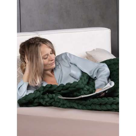 Одеяло Askona Gravity Wicker зеленый 130 x 180 см