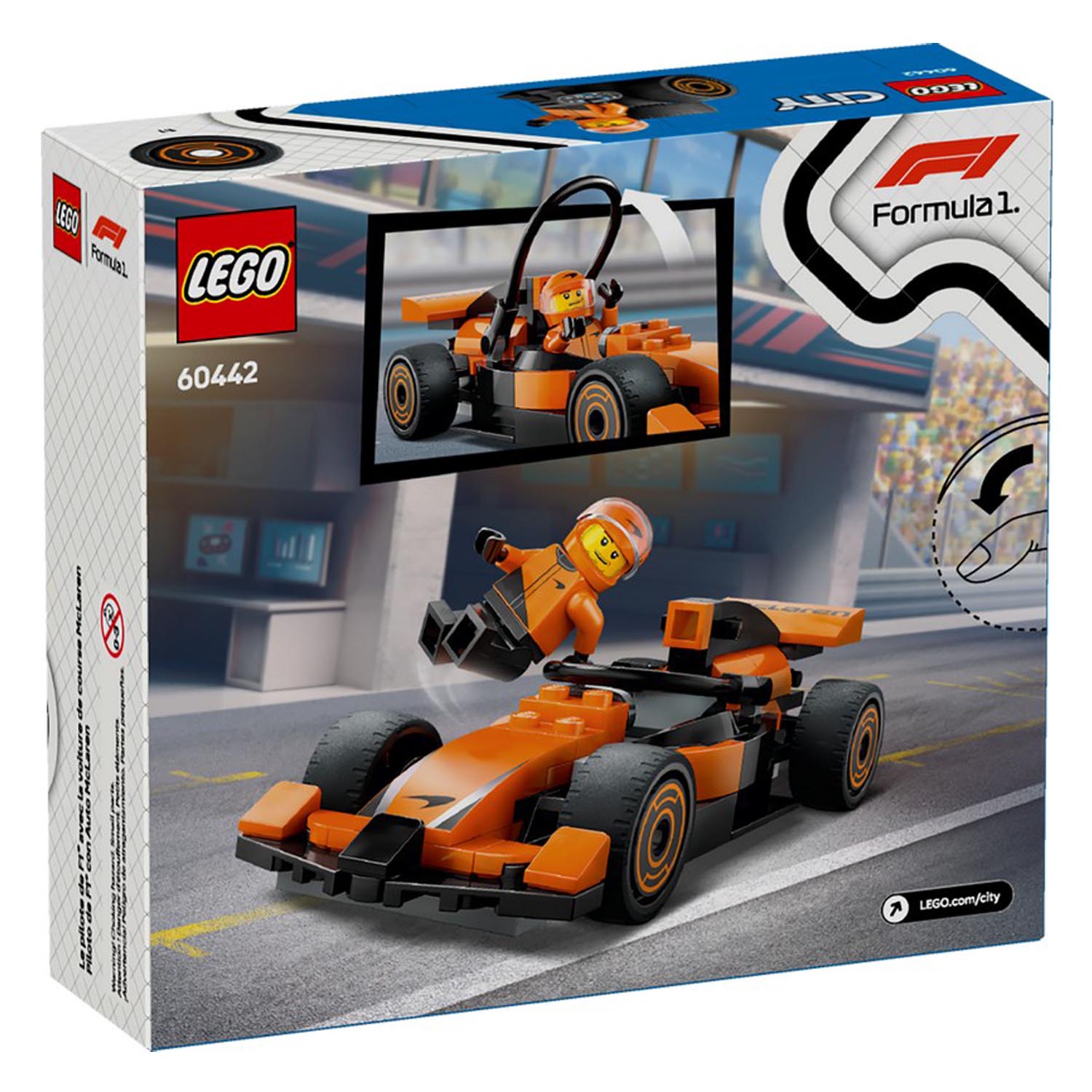 Конструктор LEGO City Гонщик и McLaren 86 дет. - фото 10