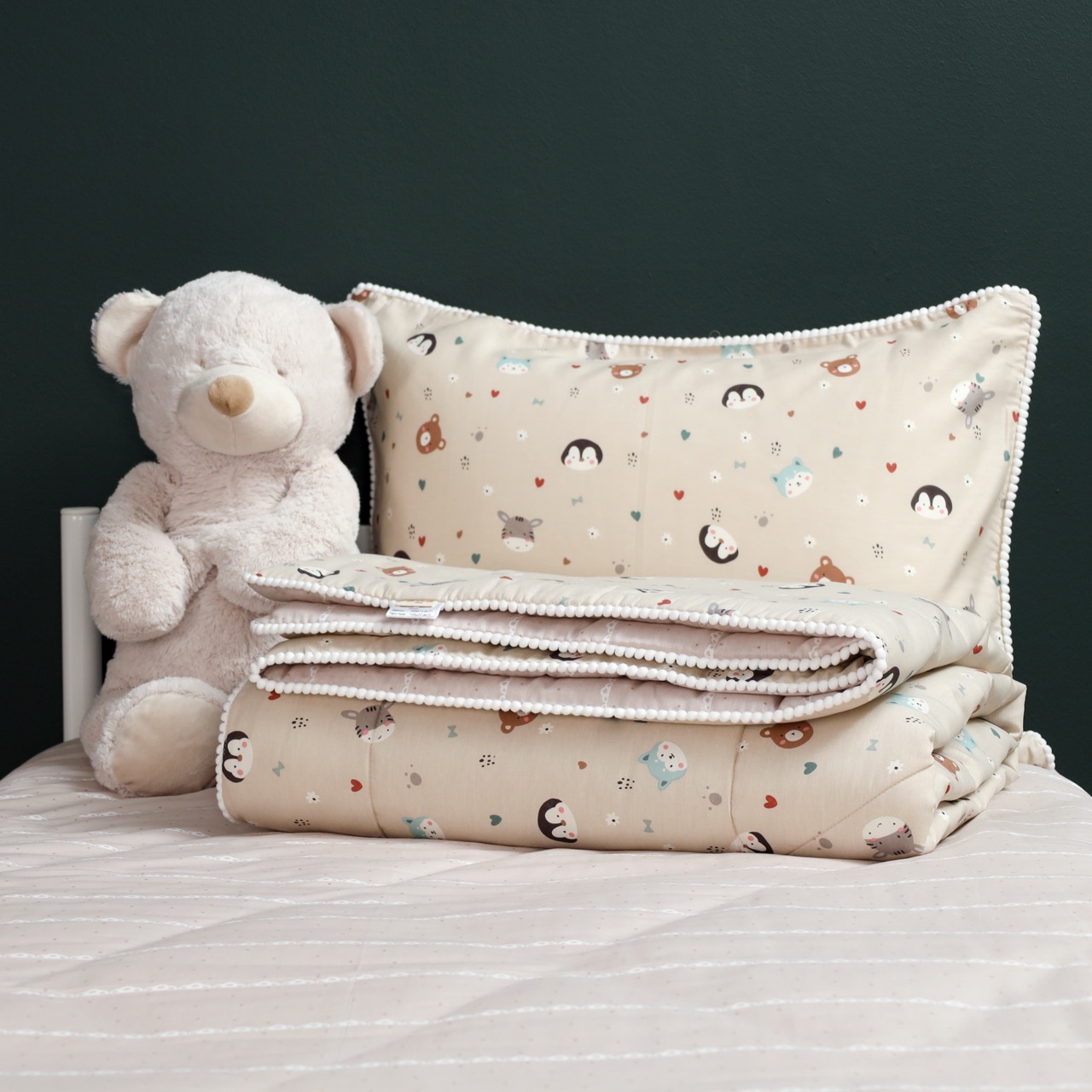 Комплект постельного белья Sofi de Marko Зверята полутораспальный 3 предм. - фото 4