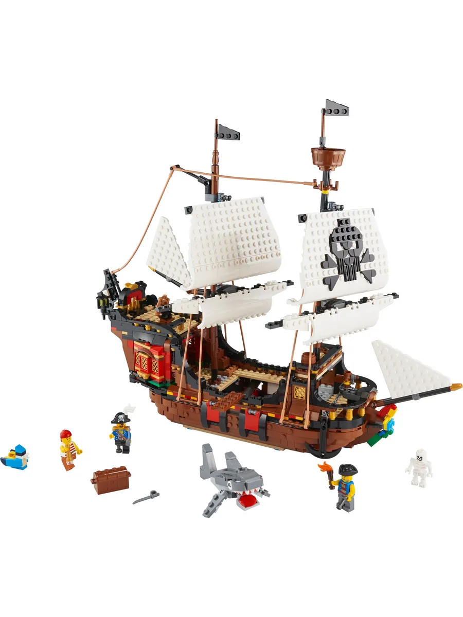 Конструктор LEGO Creator Пиратский корабль 1260 дет. - фото 3