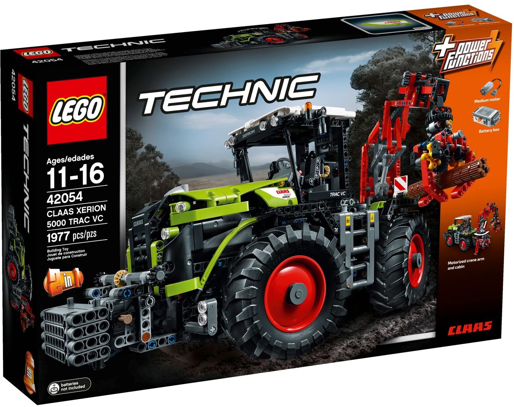 Изображение товара LEGO Technic Трактор CLAAS XERION 5000 1977 конструктор с мотором Изображение товара LEGO Technic Трактор CLAAS XERION 5000 1977 конструктор с мотором