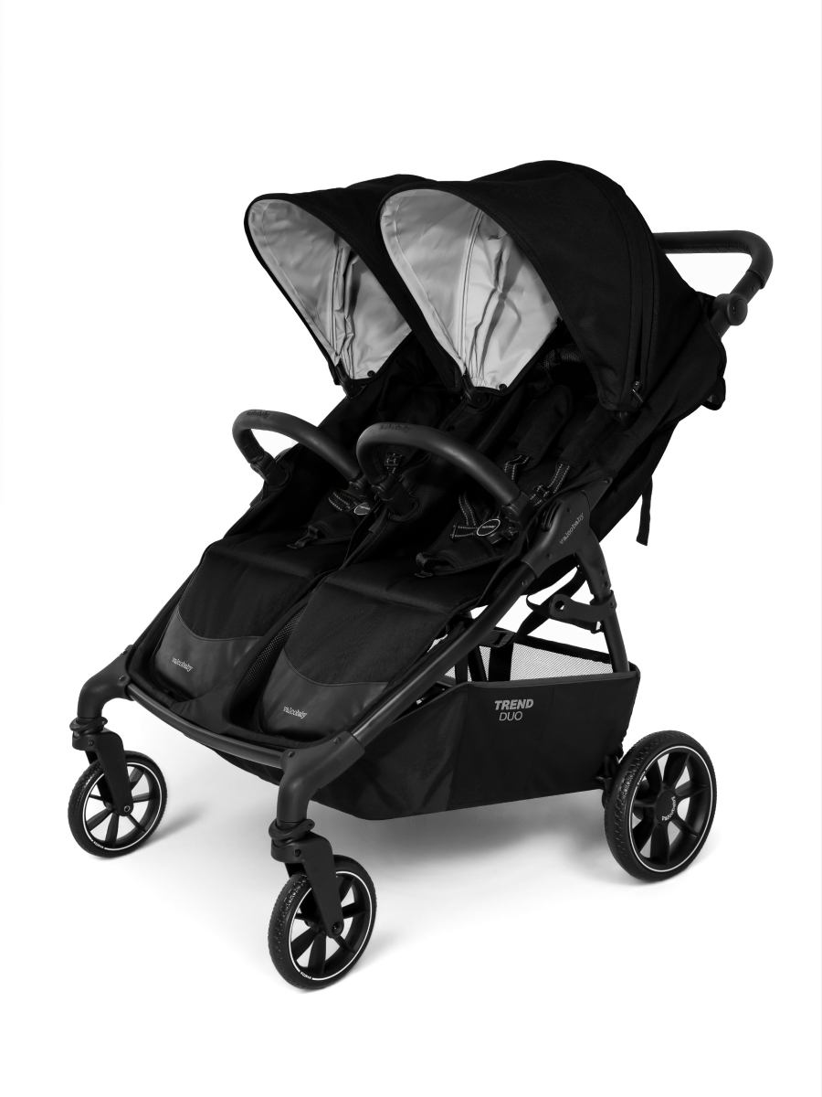 Коляска прогулочная для двойни Valco baby Duo Trend серия 2 черный - фото 4