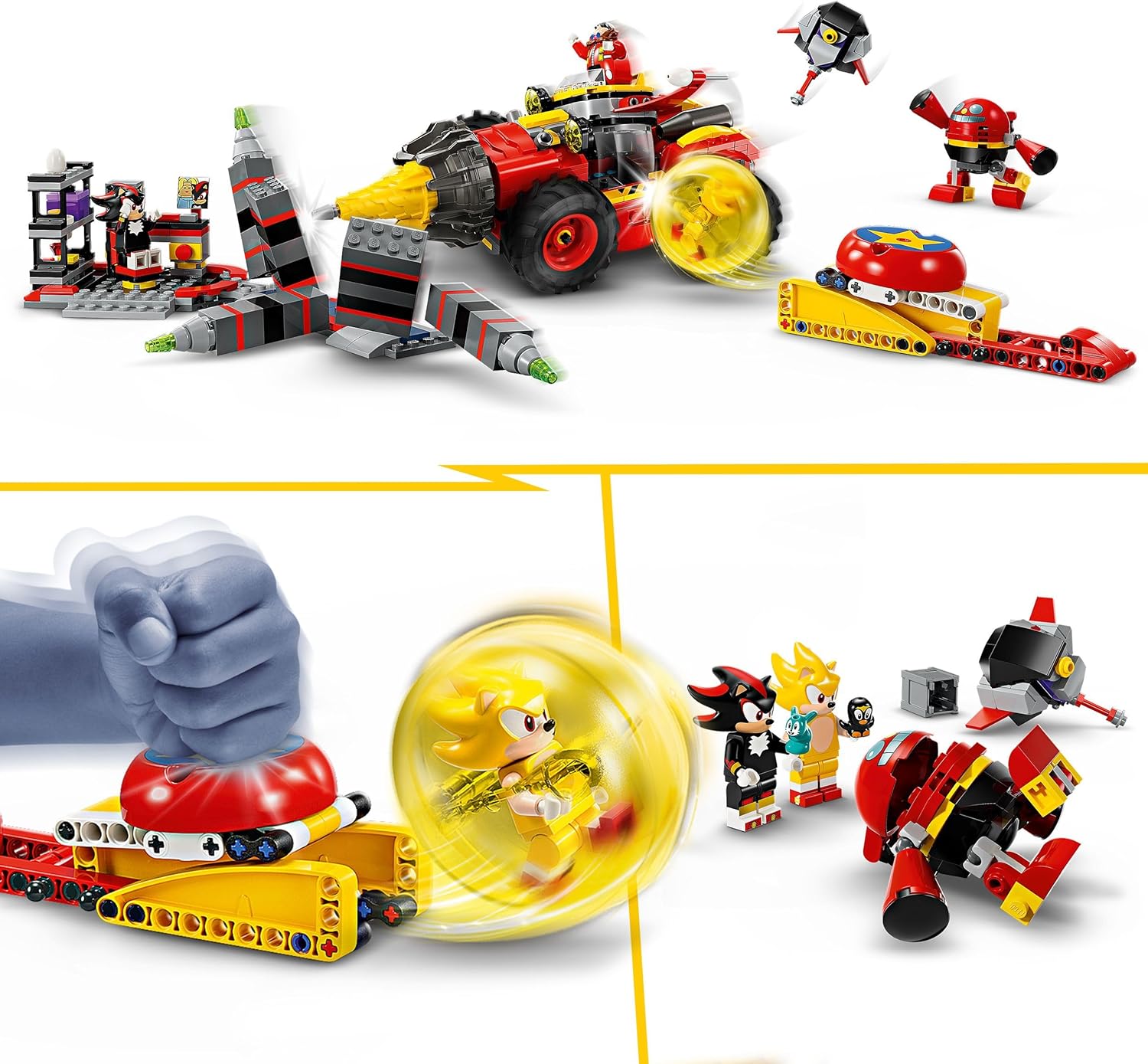 Конструктор LEGO Sonic the Hedgehog Соник и Эгг Дрилстер 590 дет. - фото 5