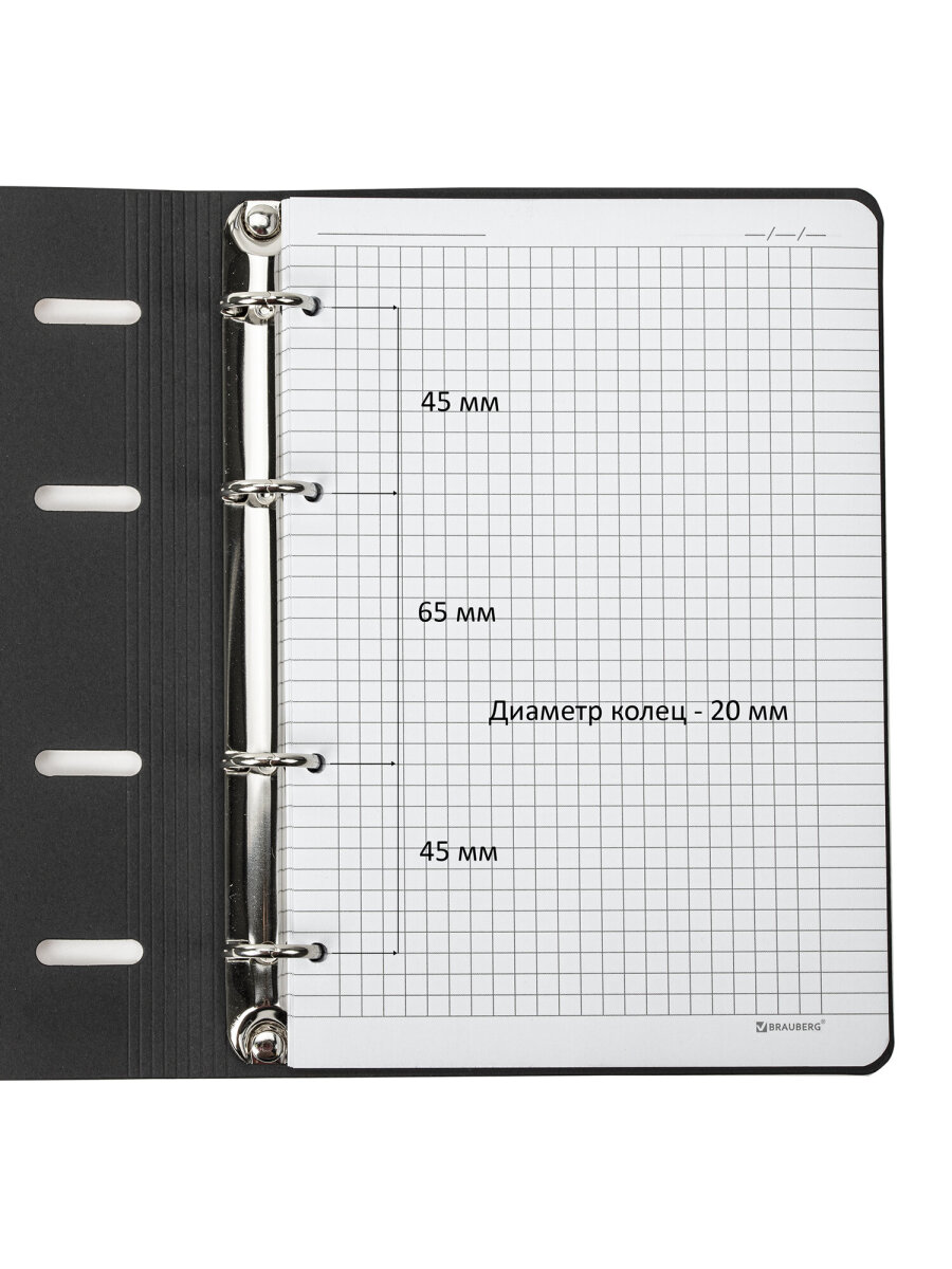 Общая тетрадь Brauberg клетка 80 лист. - фото 3