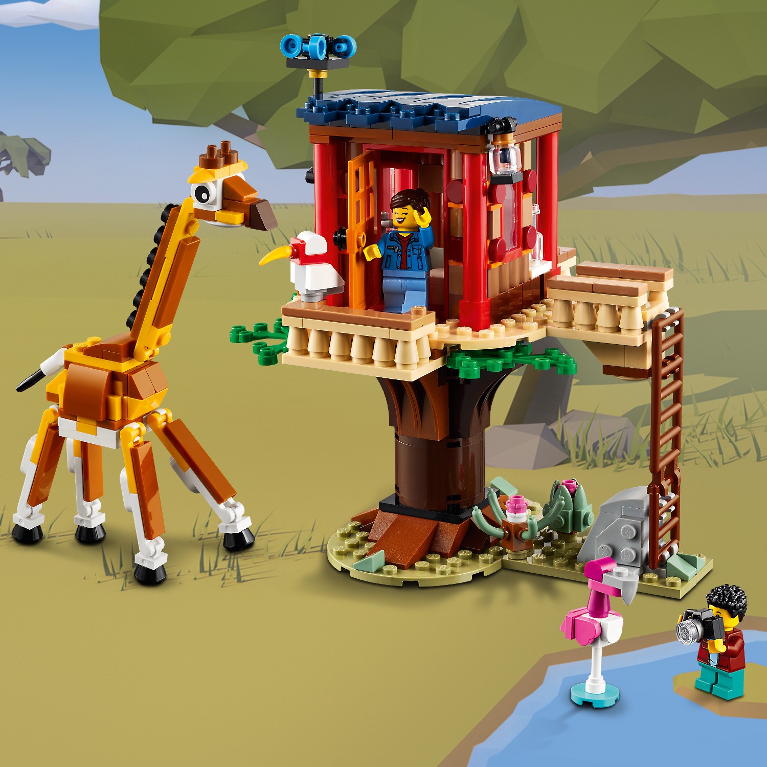 Конструктор LEGO Creator Домик на дереве для сафари - фото 7