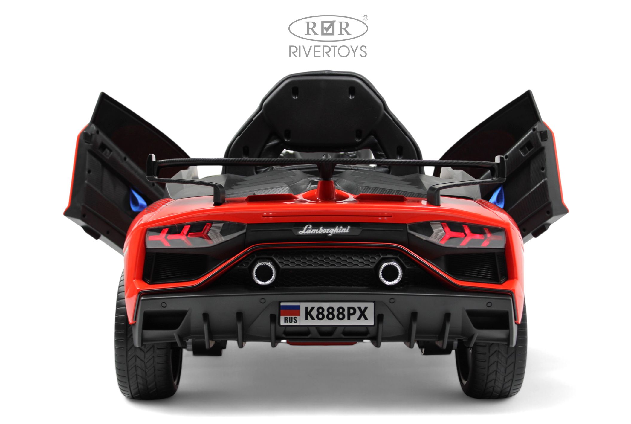 Электромобиль RIVERTOYS K888PX-RED С пультом ДУ - фото 4