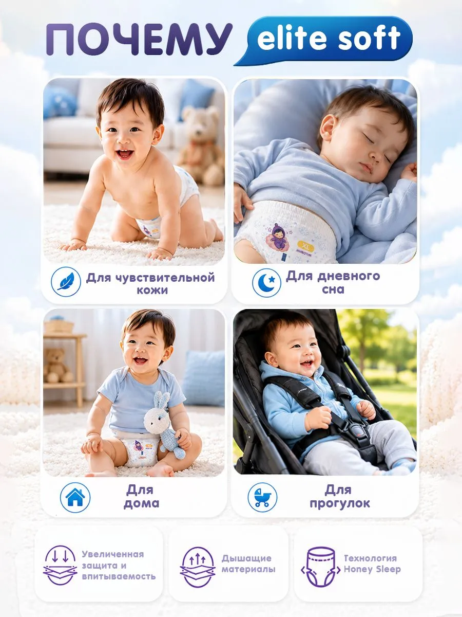 Трусики Kiddo Elite Soft XL (12-20 кг) 50 шт. - фото 5