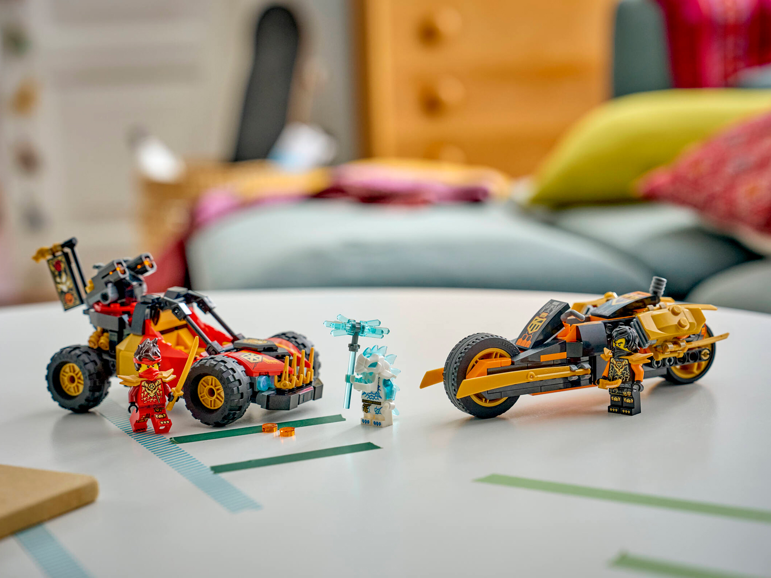 Конструктор LEGO NINJAGO Комбинируемый авто 394 дет. - фото 10