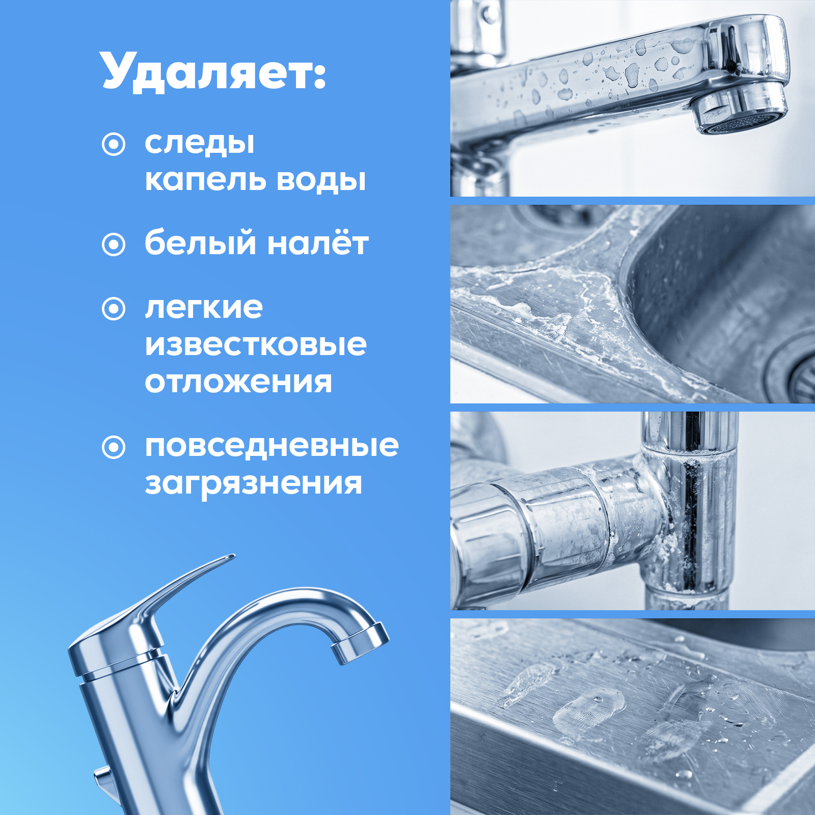 Чистящее средство Режим Чистоты 100 мл 124 г для сантехники 1 шт. 1 упак. - фото 2