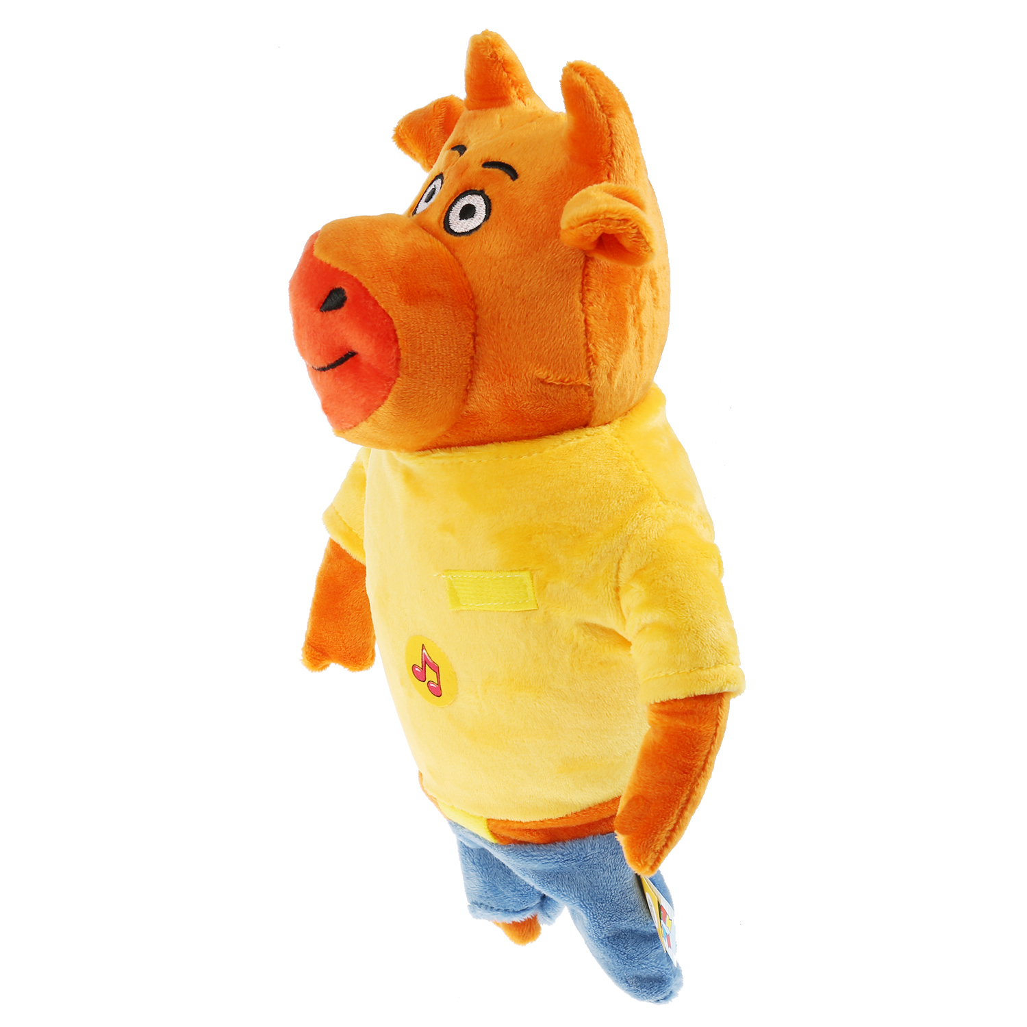 Мягкая игрушка Мульти Пульти Оранжевая корова Папа - фото 3