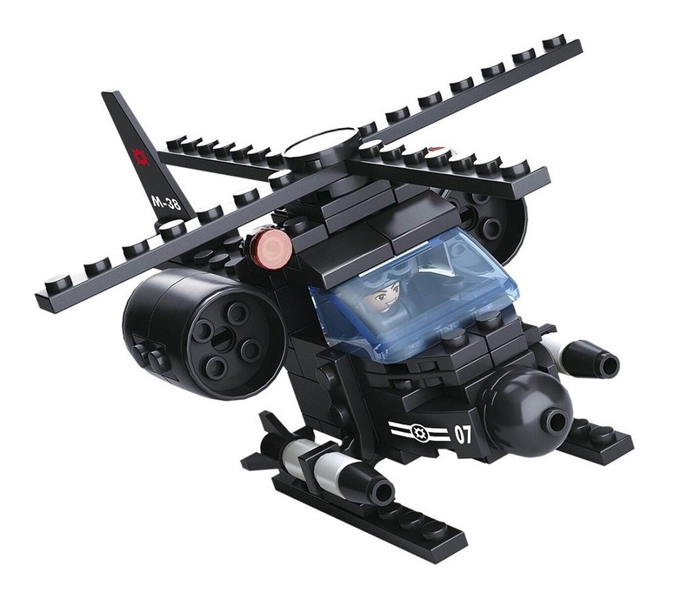 Конструктор SLUBAN Армия Военный вертолет - фото 2