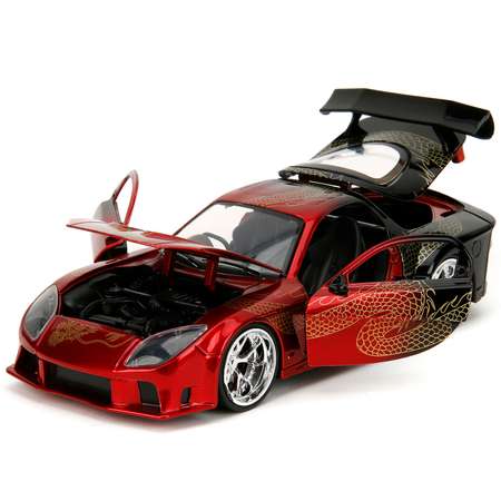 Автомобиль Jada Mazda RX-7 Widebody Pink Slips 1895 1:24