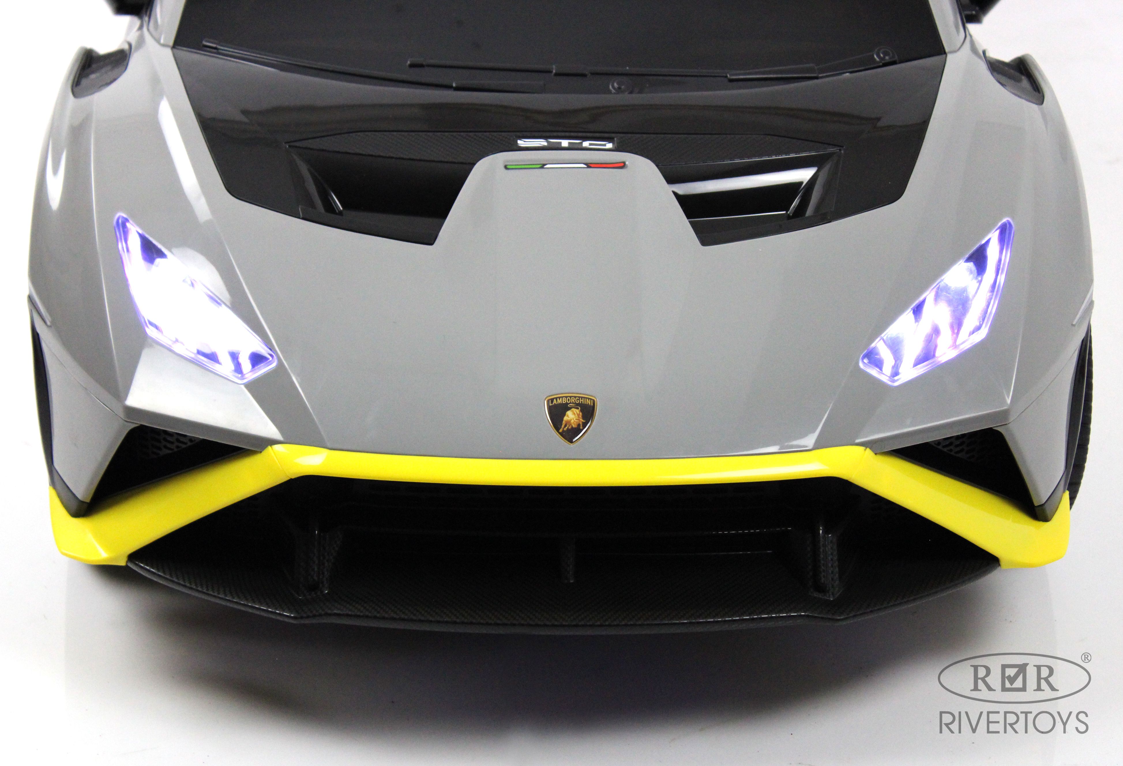 Электромобиль RIVERTOYS Lamborghini E888EE-GRAY С пультом ДУ - фото 5