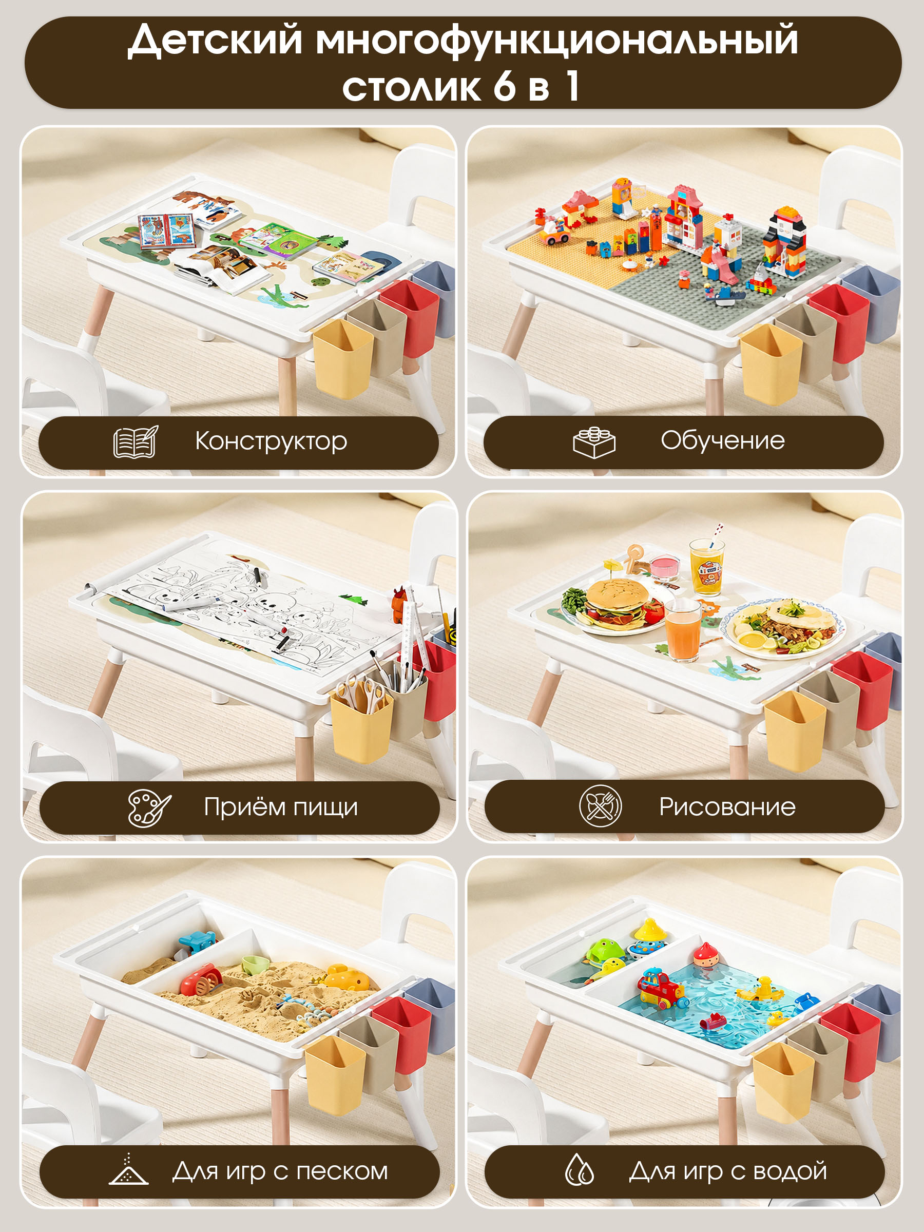 Комплект мебели CINLANKIDS (стол, стул) - фото 3